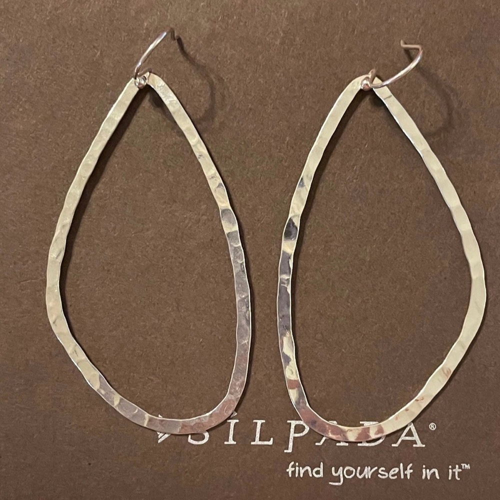 Silpada ‘TAKE SHAPE’ Sterling Silver Dangle Earrings W2454